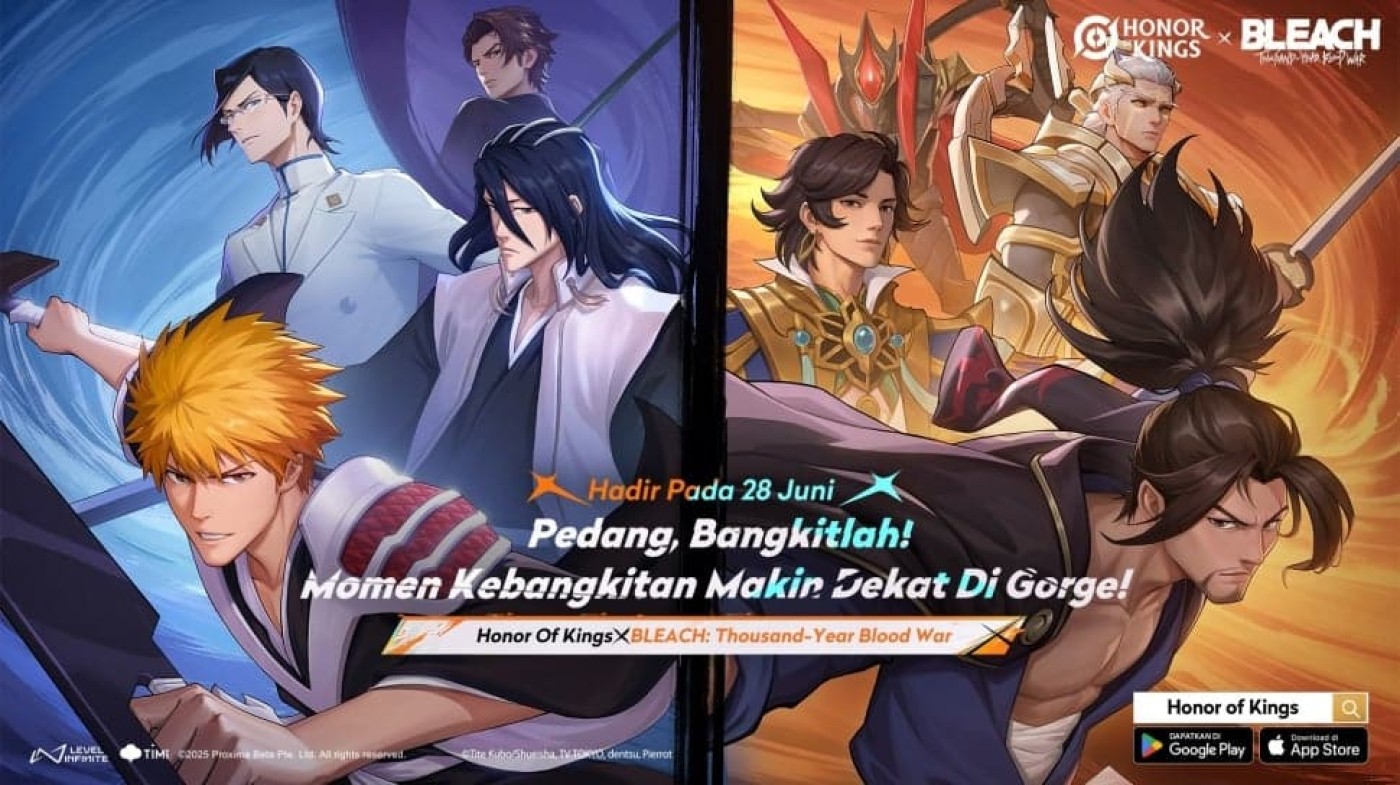 Rincian Update Game Honor of Kings x Bleach: Skin dan Hadiah Baru Terkuak