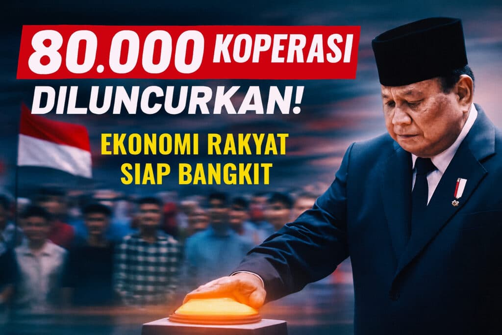 Prabowo Luncurkan 80.000 Koperasi Merah Putih, Upaya Bangkitkan Ekonomi Rakyat dari Desa