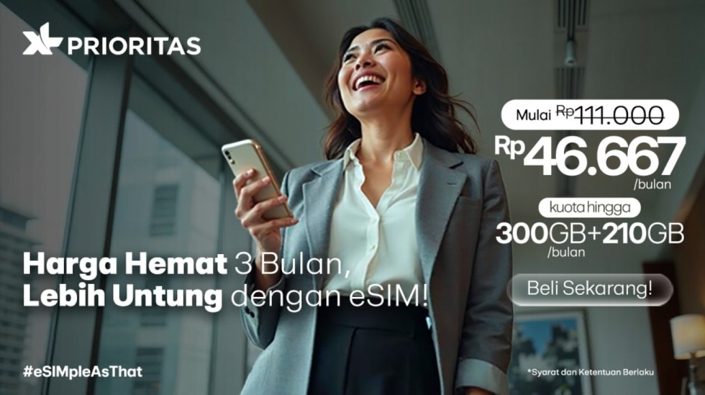 Liburan ke Luar Negeri Tanpa Ganti SIM, eSIM PRIORITAS Aktif Cuma Kode QR