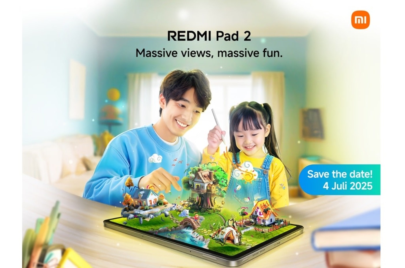 Redmi Pad 2 Siap Gebrak Indonesia: Resmi Diluncurkan 4 Juli 2025