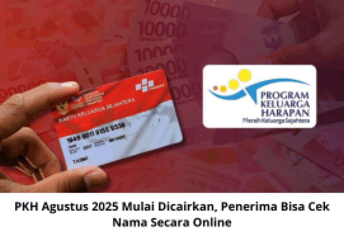 PKH Agustus 2025 Mulai Dicairkan, Penerima Dapat Cek Nama Secara Online Segera