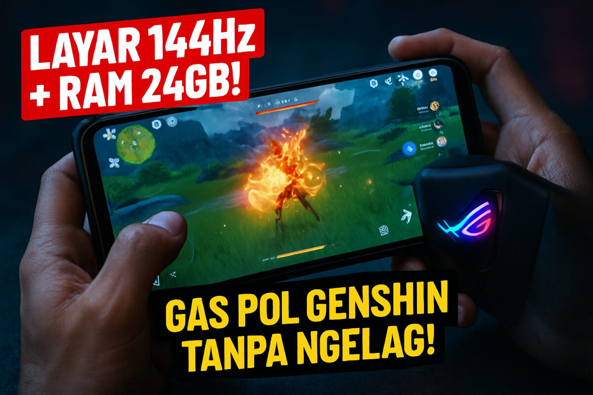 5 HP Gaming 144Hz Terbaik 2025, Lengkap dengan RAM Jumbo & Fast Charging Super Cepat