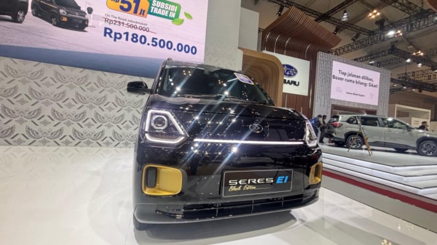 Mobil Listrik Seres E1 Dihajar Diskon di GIIAS 2025, Harga Promo Jadi Segini