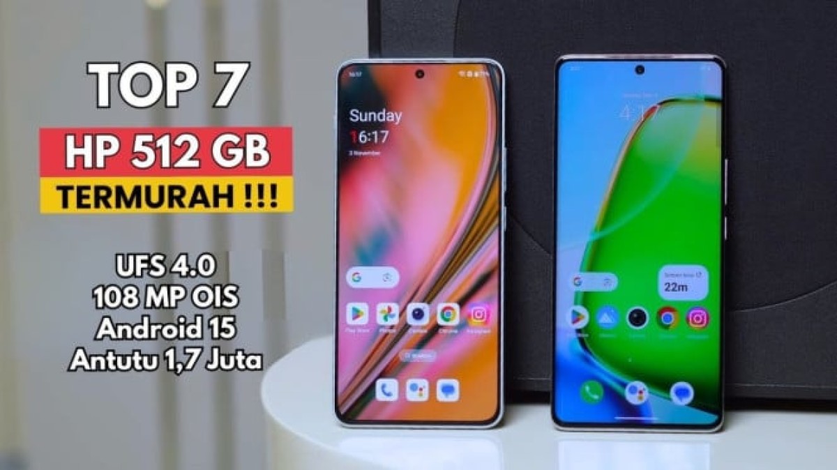 7 HP Memori 512GB Harga Under 5 Juta, Spek Gahar Bikin Flagship Khawatir