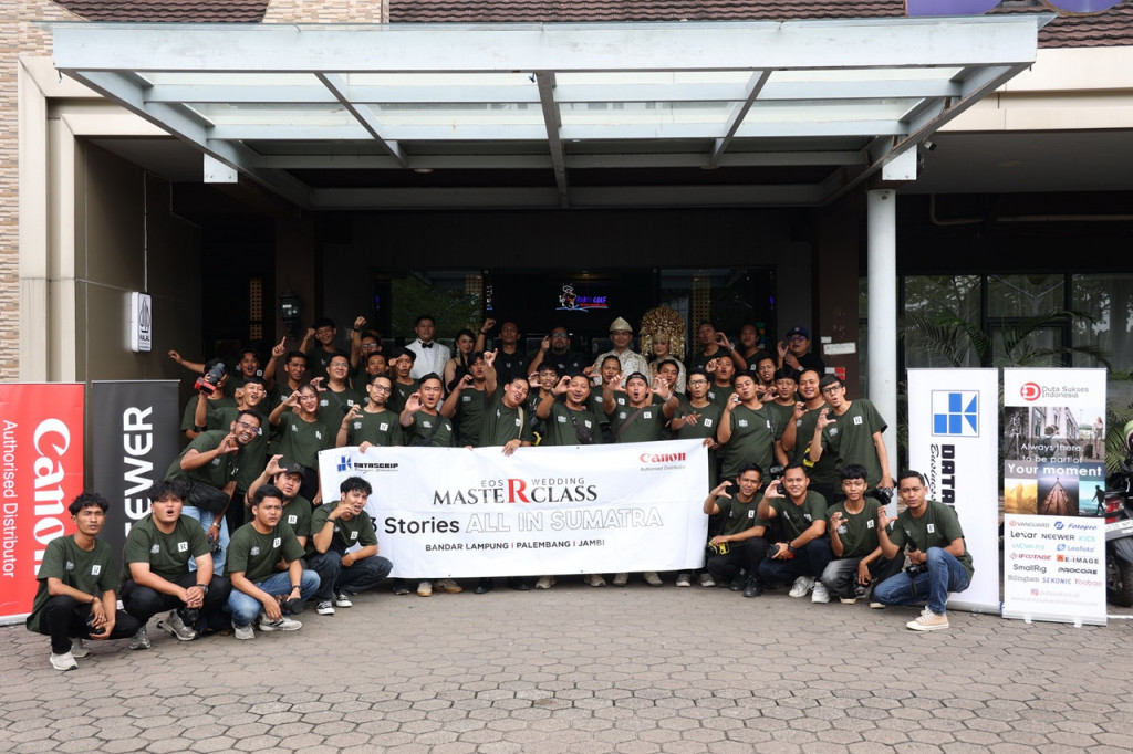 EOS R Wedding Masterclass 2025 Sumatra: Jangkau 150 Fotografer & Videografer