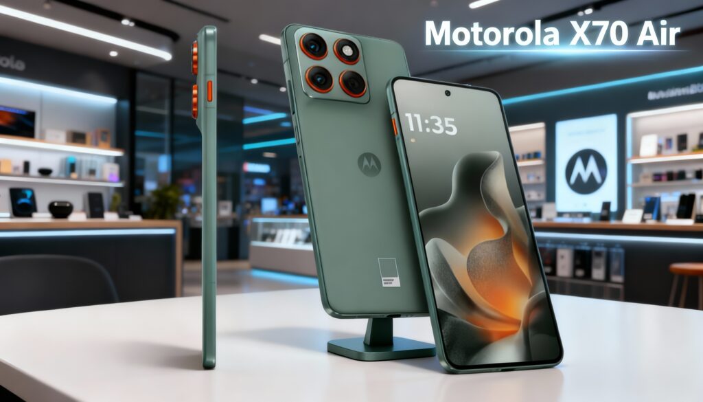 Motorola X70 Air Setebal 6mm Tantang iPhone Air, Harganya Cuma Separuh!