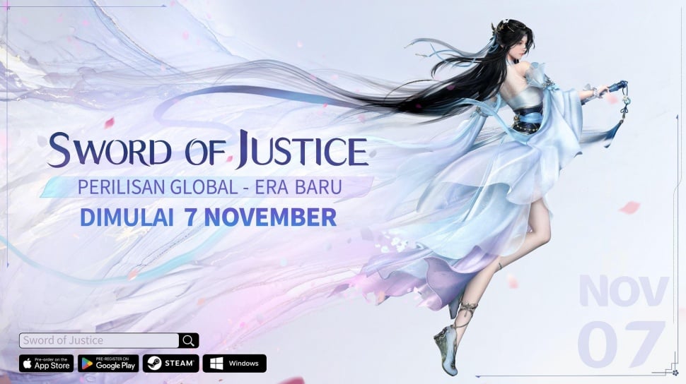 Game Sword of Justice Siap Rilis 7 November 2025 di iOS, Android, dan PC