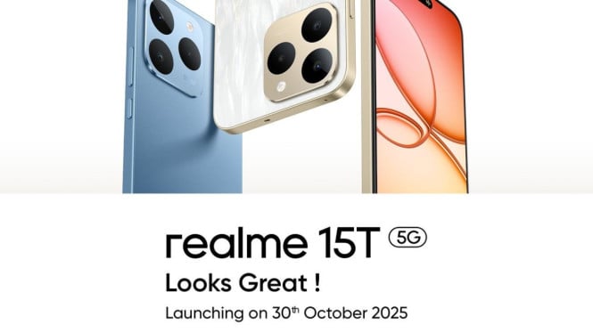 Realme 15T 5G Resmi Meluncur di Indonesia 30 Oktober 2025, Intip Spesifikasi dan Harga!