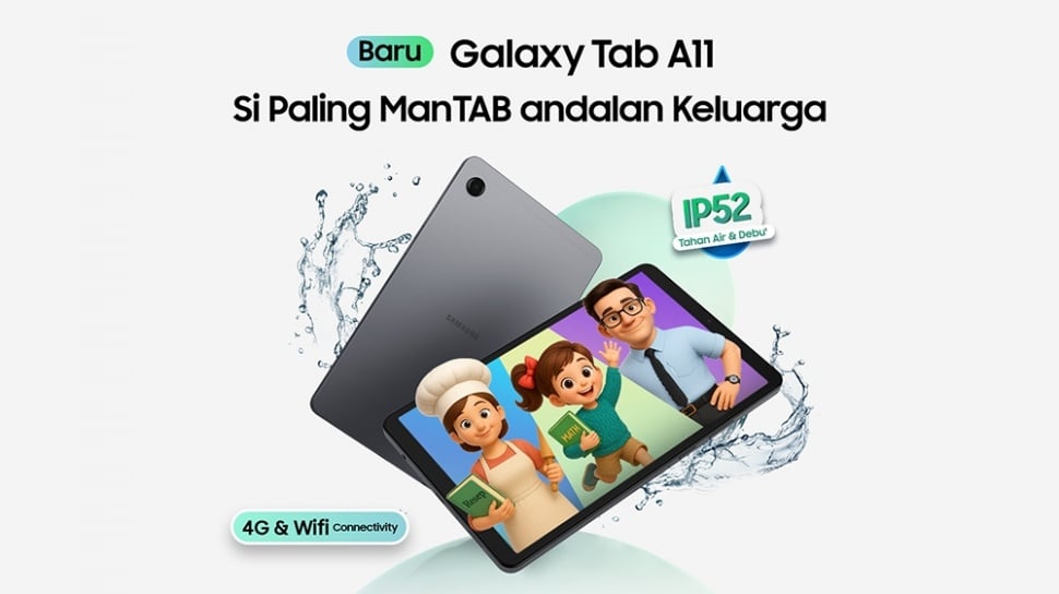Samsung Galaxy Tab A11 Resmi Meluncur di RI, Tablet Murah Rp 2 Jutaan