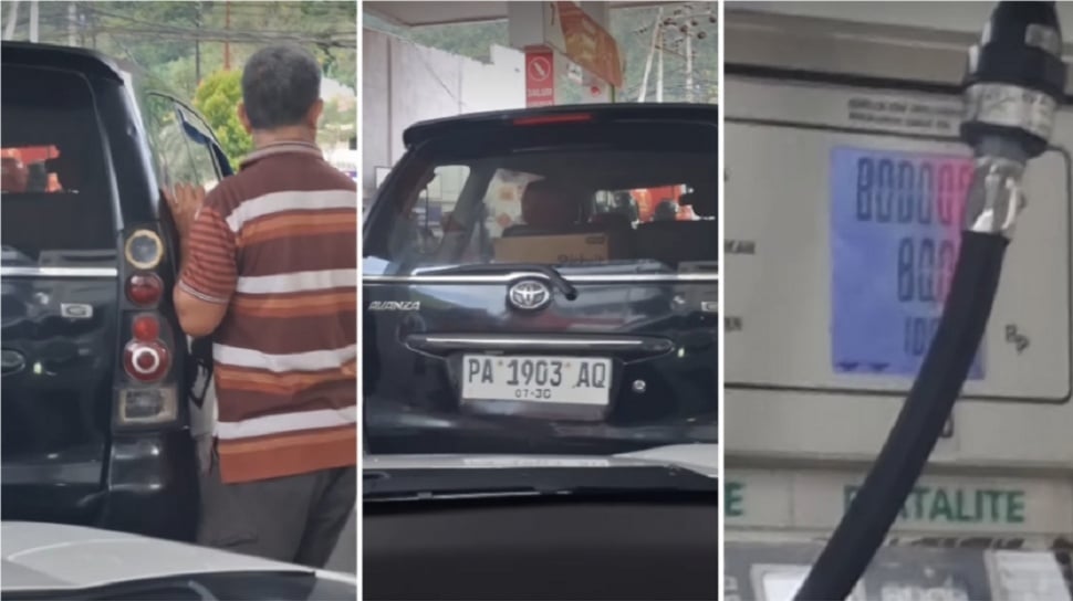 Bikin Orang Keheranan, Video Viral Avanza Isi Pertalite Tembus Rp800 Ribu