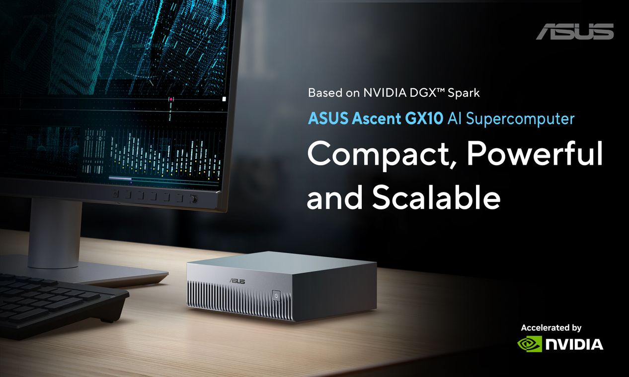 ASUS Luncurkan Superkomputer AI Mini dengan Chip Nvidia GB10 dan RAM 128GB
