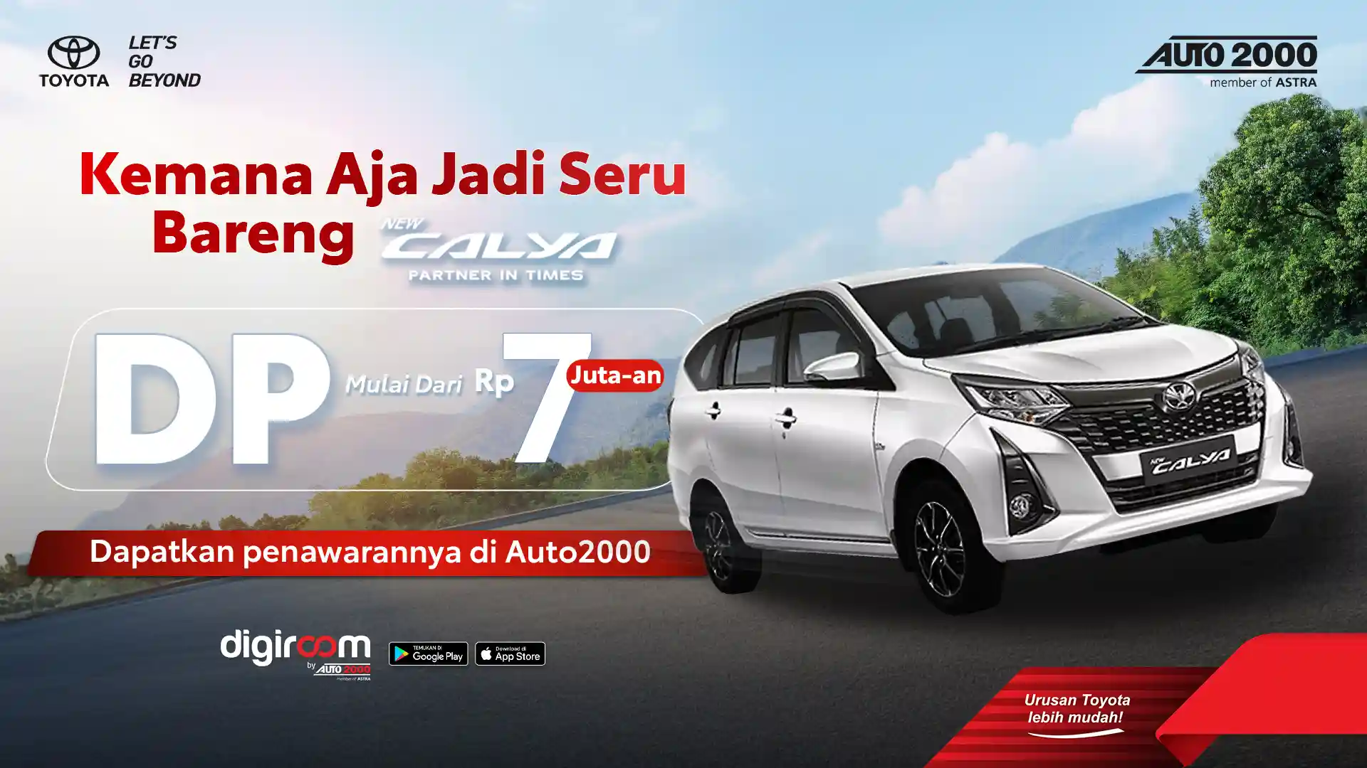 Promo NEW Toyota Calya: DP Mulai Rp7 Juta-an, Simak Syarat dan Keunggulannya di 2025