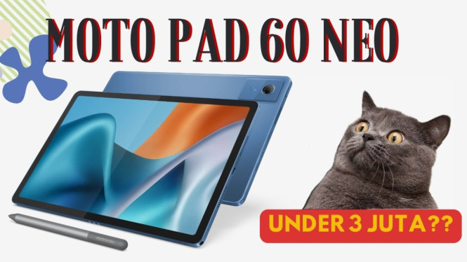 Moto Pad 60 Neo: Tablet Menengah Harga Terjangkau dengan Spesifikasi Unggul dan Fitur Lengkap