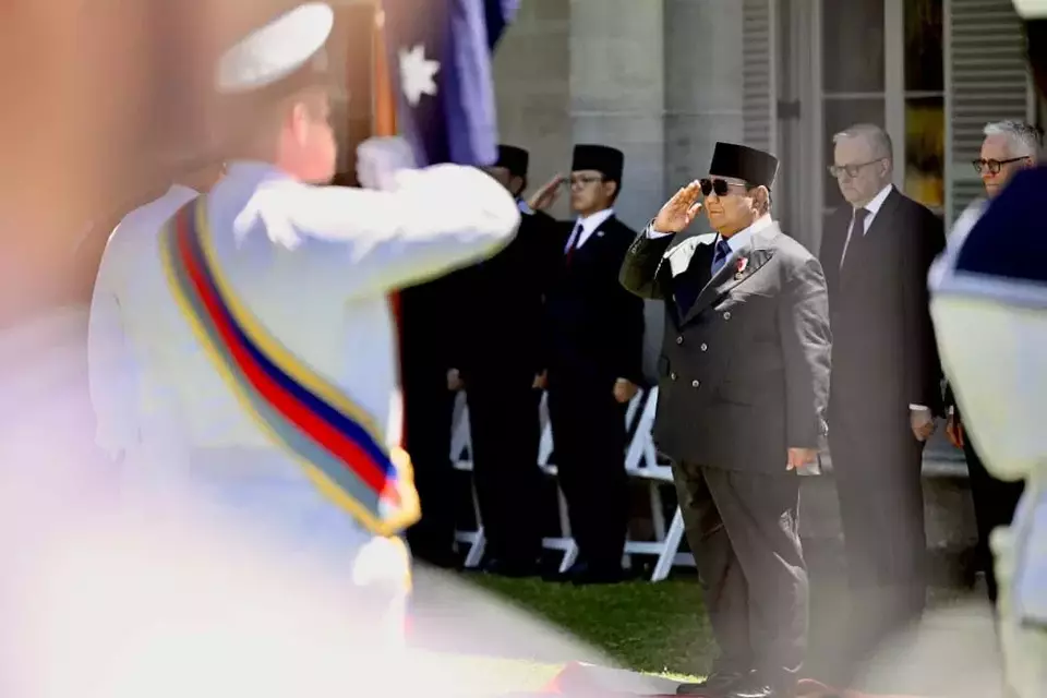 Presiden Prabowo Disambut Meriah dalam Upacara Kenegaraan Australia, Apa Maknanya?