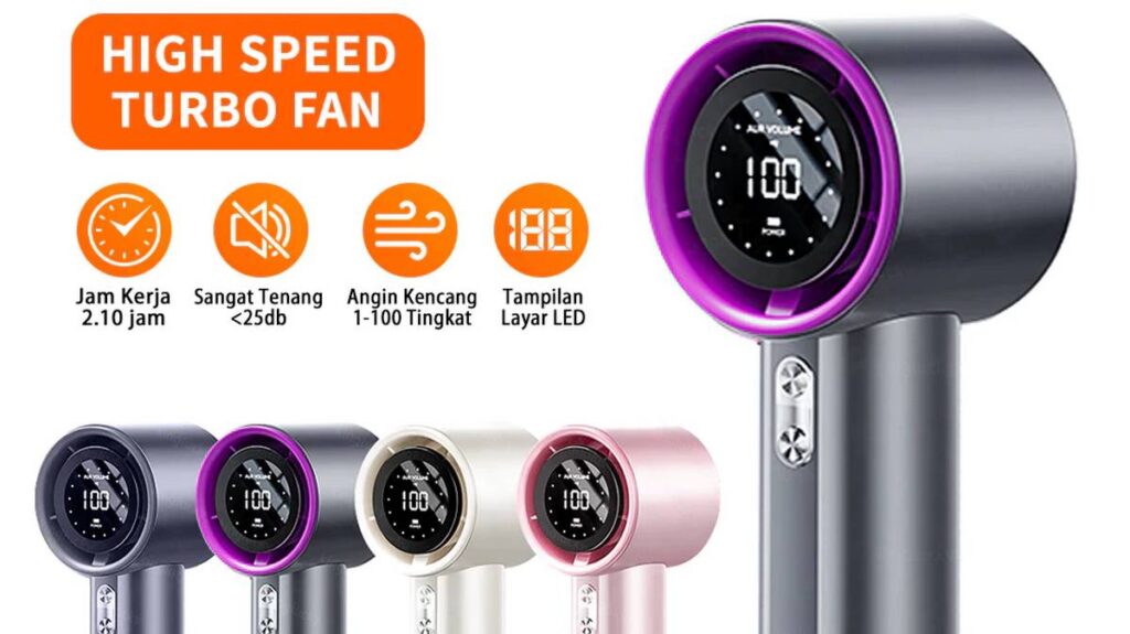 Cuaca Panas Menyengat Tak Lagi Ganggu, Kipas kinglucky Mini High-speed Punya Daya Tiup Seperti AC Mini