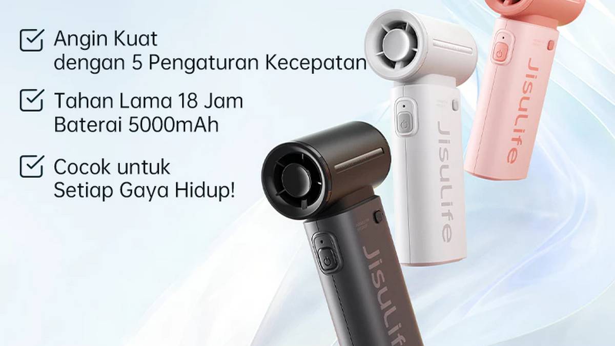 Rahasia Traveler Tetap Segar di Cuaca Panas, JISULIFE Kipas Angin Mini Portable Jawabannya
