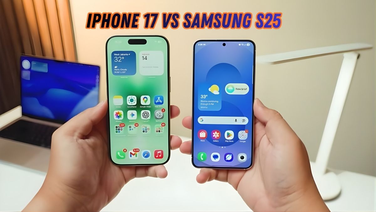 iPhone 17 vs Samsung S25 Mana HP Flagship Compact Terbaik di November 2025