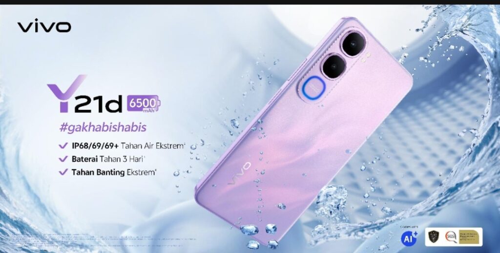Vivo Hadirkan Ponsel Rp2 Jutaan, Tahan Air dengan Baterai Besar