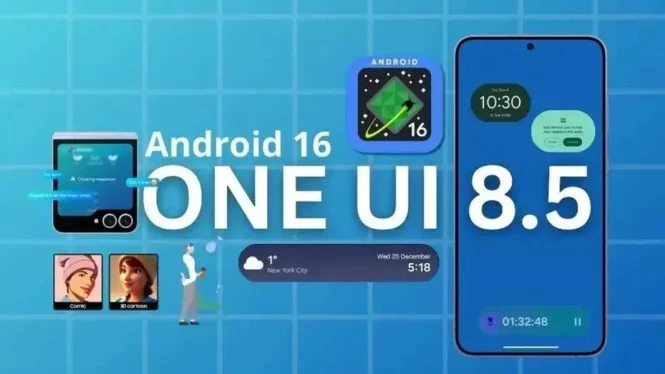 Update One UI 8.5: Tampilan Aplikasi Jam Samsung Berubah Drastis, Ini Bocorannya!