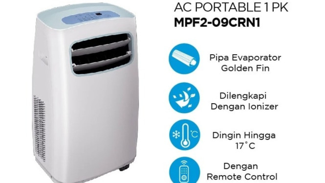 AC Portable Midea Harga 2 Jutaan, Hemat Ruang dan Dingin Tanpa Perlu Bobok Tembok