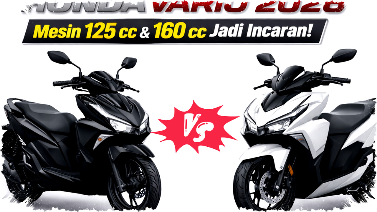 Honda Vario 2026 Mesin 125 cc & 160 cc, Spesifikasi Lengkap & Harga Terbaru Rp 24-30 Jutaan