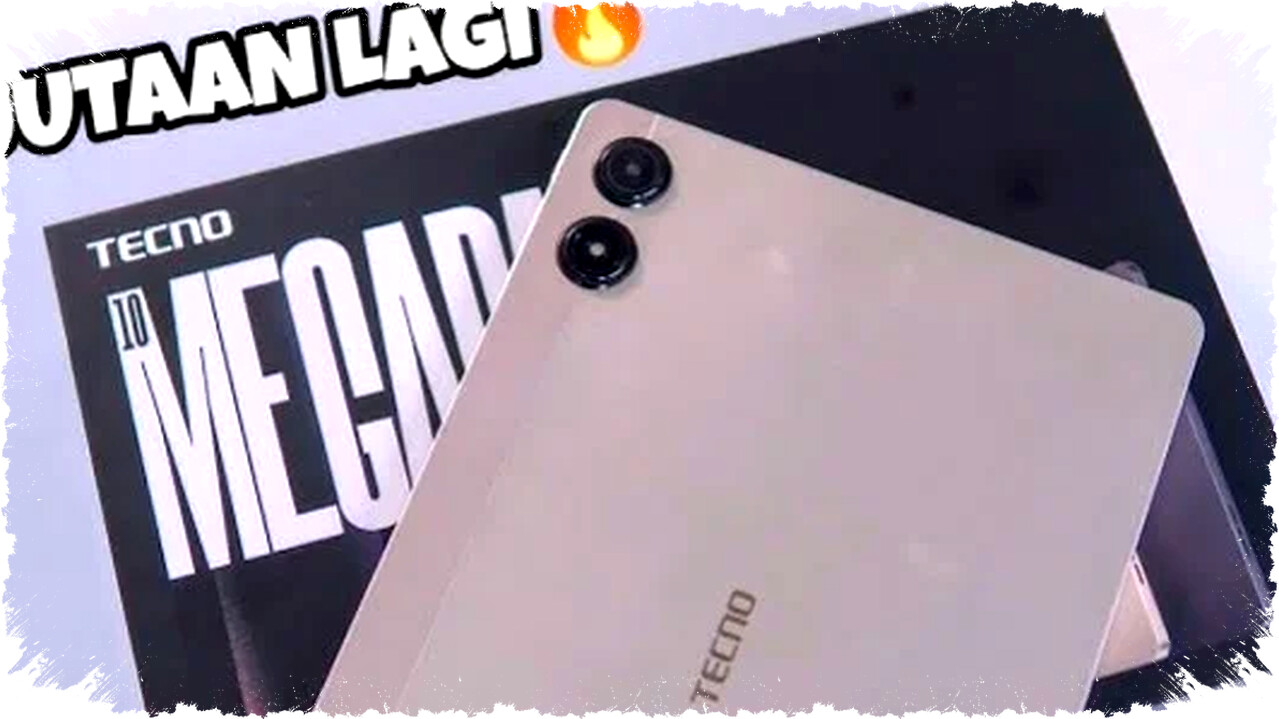 Techno MegaPad 11: Tablet Helio G99 RAM 8GB dengan Baterai 8000mAh Tahan Seharian Penuh