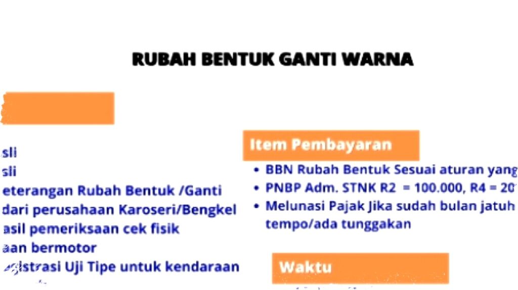 Cara Mengurus Rubah Bentuk dan Ganti Warna Kendaraan 2026: Syarat, Prosedur & Biaya Lengkap