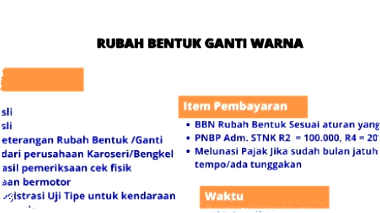 Cara Mengurus Rubah Bentuk dan Ganti Warna Kendaraan 2026: Syarat, Prosedur & Biaya Lengkap