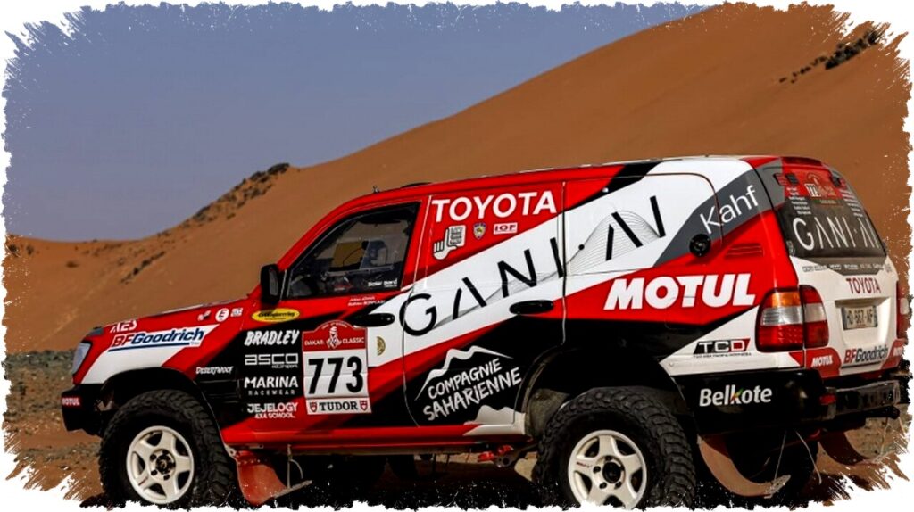 Ketangguhan Toyota Land Cruiser 100 Bawa Julian Johan Raih 5 Besar di Dakar Rally 2026 Arab Saudi
