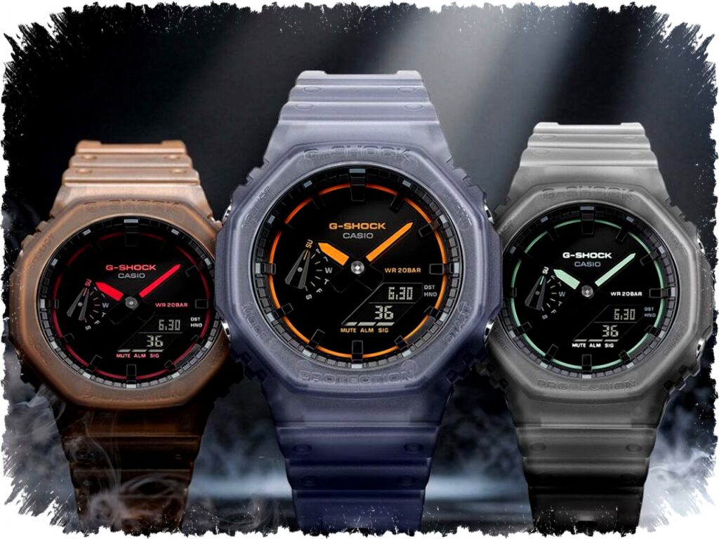 Casio Hadirkan Koleksi G-Shock GA-2100K Bertema Nightclub dengan Desain Smoke dan Neon Stylish