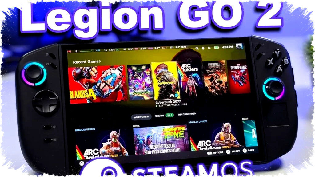 Lenovo Legion Go 2 SteamOS: Konsol Gaming Portabel, Performa Laptop, Harga Lebih Terjangkau!