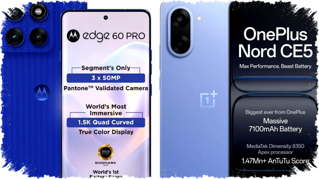 Motorola Edge 60 Pro vs OnePlus Nord CE5: Pilihan Tepat Smartphone Gaming dengan Performa Serupa