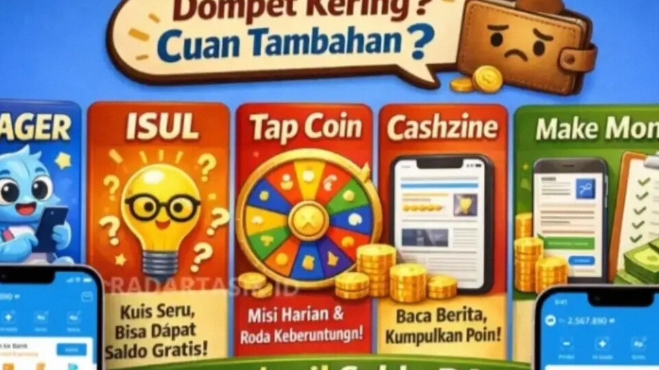 5 Aplikasi Penghasil Saldo DANA Terbukti Membayar, Cek Daftar dan Cara Kerjanya di Sini!