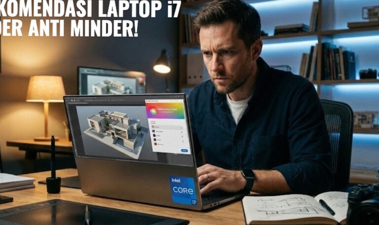 5 Rekomendasi Laptop Core i7 Terbaik untuk Rendering Lancar Para Desainer 2026