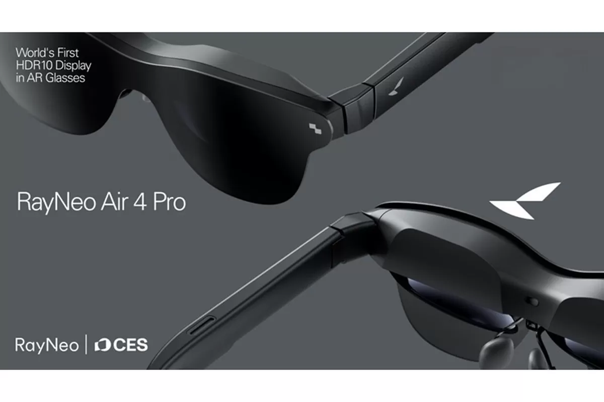 Kacamata AR RayNeo Air 4 Pro Resmi Dirilis Global, Tawarkan Layar HDR10 Imersif
