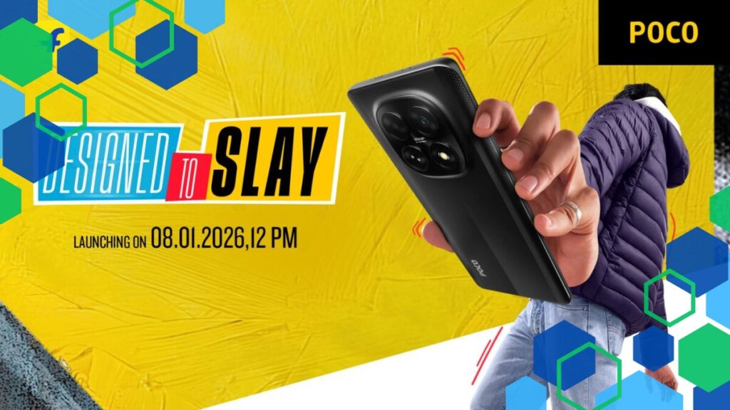 POCO M8 5G Tampilkan Fitur Tahan Air IP66, Layar Lengkung 3D 6.77 Inci, dan Teknologi Sentuh Basah