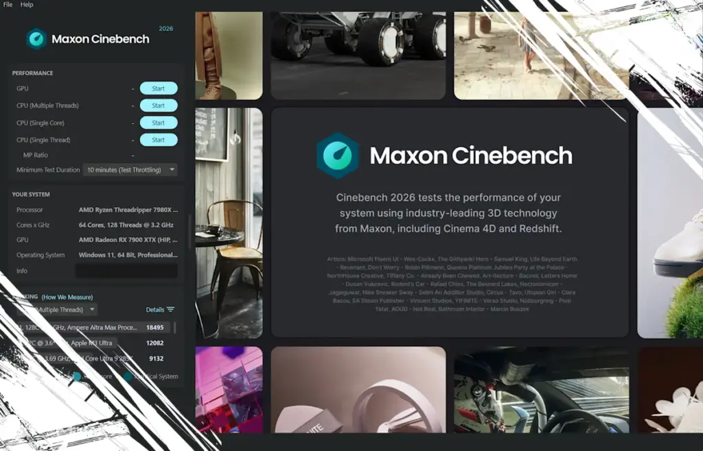 Benchmark Cinebench Terbaru Tampilkan Uji Kinerja CPU dan GPU dengan Tingkat Tekanan Lebih Tinggi