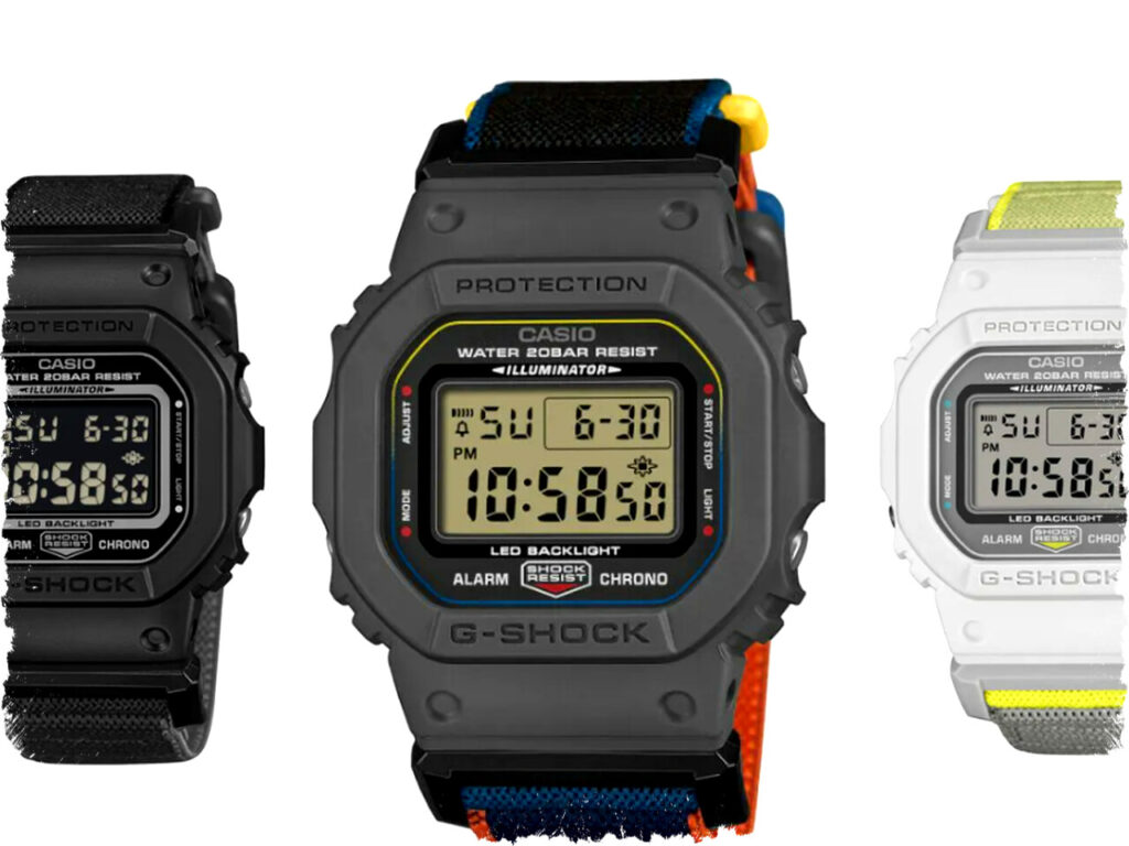 Casio G-Shock DW-5600MNC Tampil Berani dengan Desain Strap Kain Berlapis yang Stylish dan Pilihan Warna Atraktif