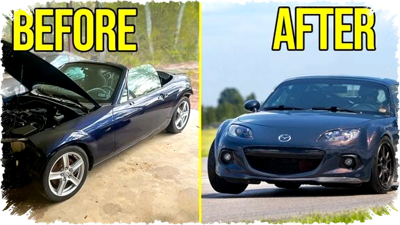 Full Build Rebuilding Mazda Miata Dengan K-Swap Honda K24 Drag Race Ready Versi Lengkap Dan Detail Teknologi Canggih