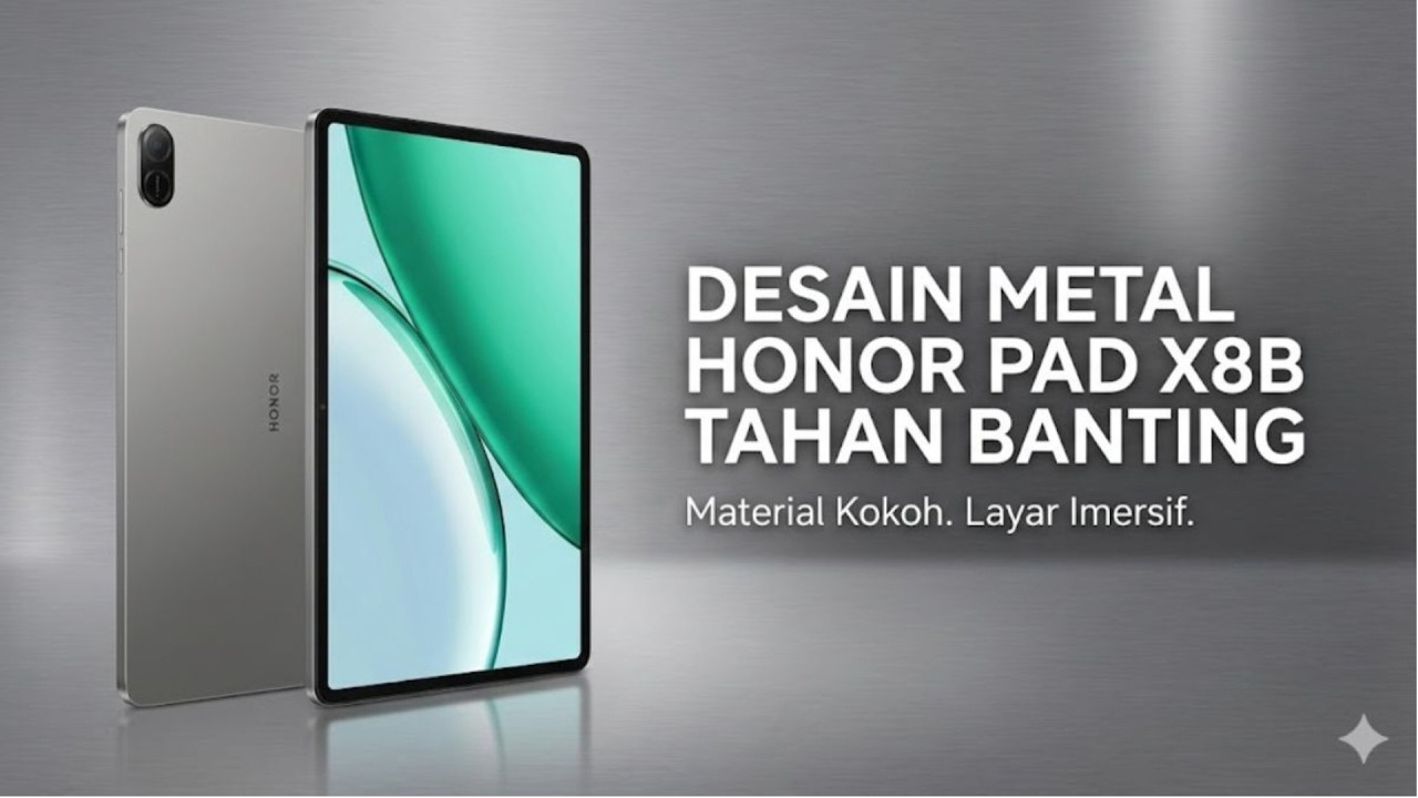 Honor Pad X8b Resmi Meluncur Dengan Layar 120Hz dan RAM 16GB Tablet Murah Untuk Performa Mulus Tanpa Hambatan
