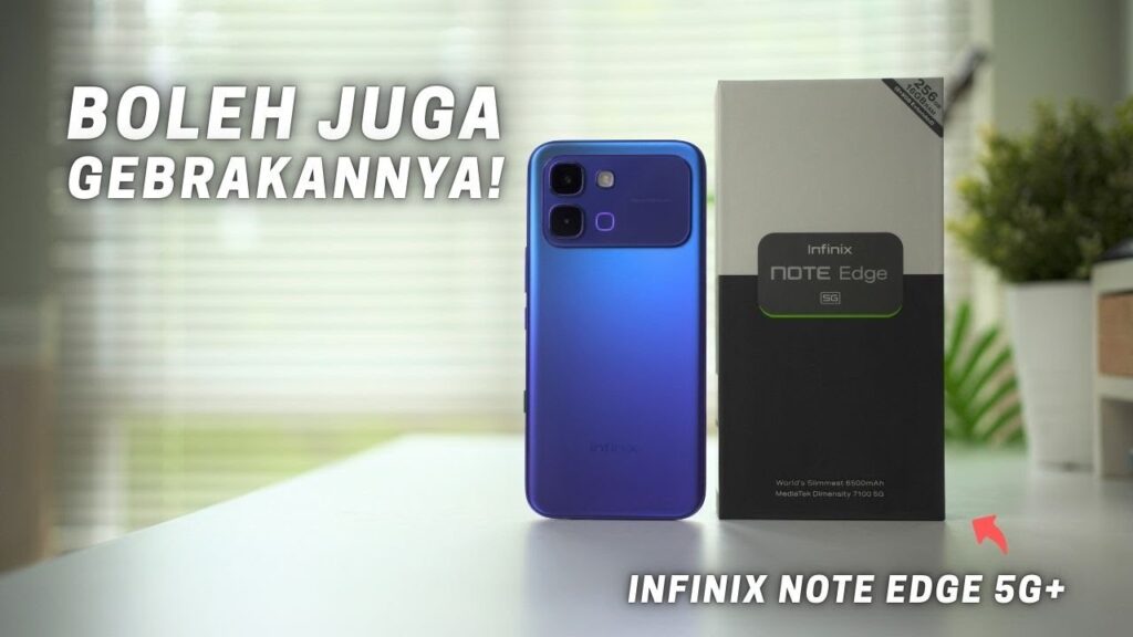 Infinix Note Edge 5G Meluncur di India Dengan Layar Curved AMOLED 1.5K dan Baterai Super Besar 6500mAh