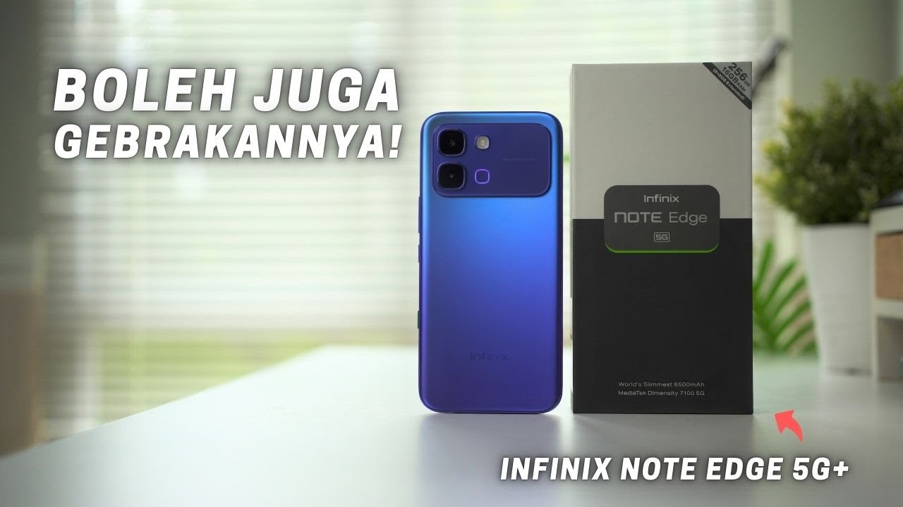 Infinix Note Edge 5G Meluncur di India Dengan Layar Curved AMOLED 1.5K dan Baterai Super Besar 6500mAh