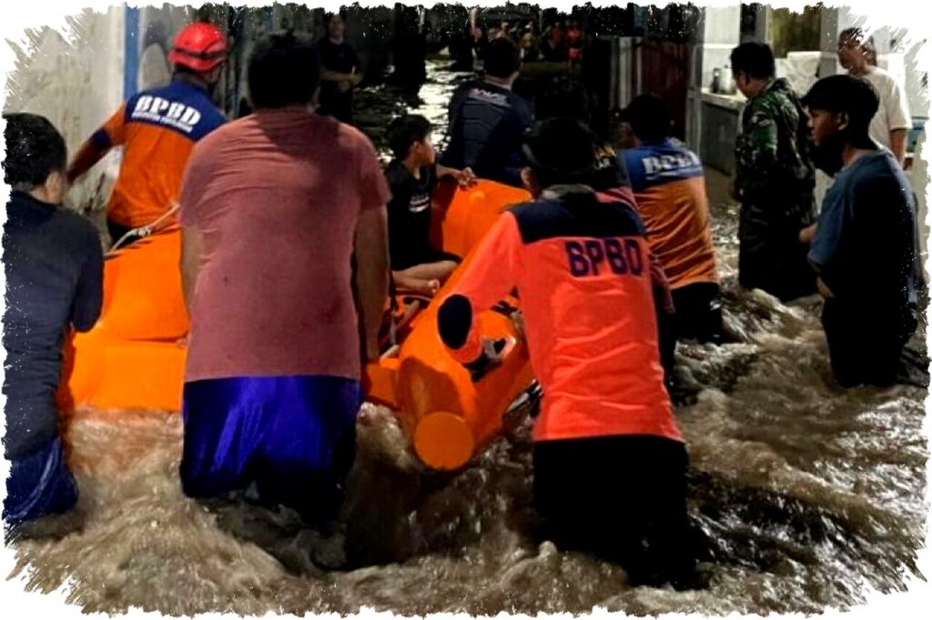 Pemkab Probolinggo Evakuasi Darurat Warga Terdampak Banjir Hingga 1,5 Meter Di Lima Kecamatan dengan Koordinasi Intensif