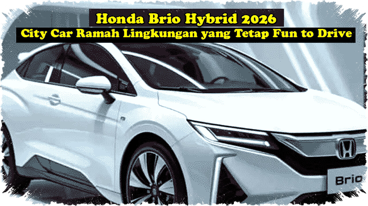 Honda Brio Hybrid 2026 Membawa Era Baru City Car Hemat BBM dengan Performa Responsif dan Desain Sporty