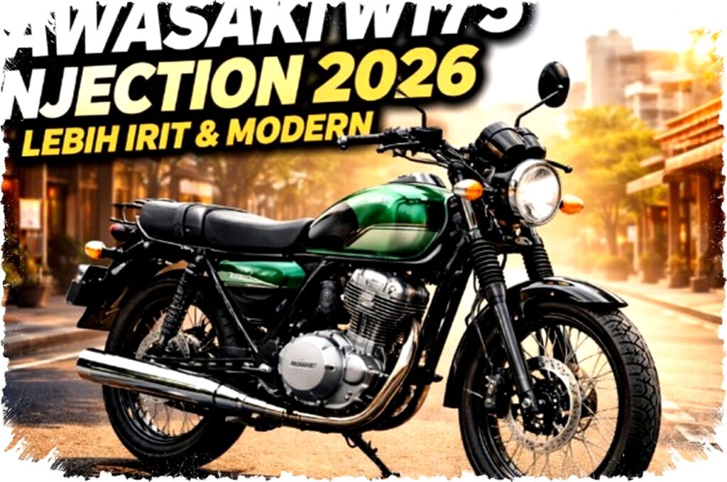 Kawasaki W175 Injection 2026 Hadir dengan Performa Irit dan Teknologi Modern Mengusung Pesona Motor Retro Klasik
