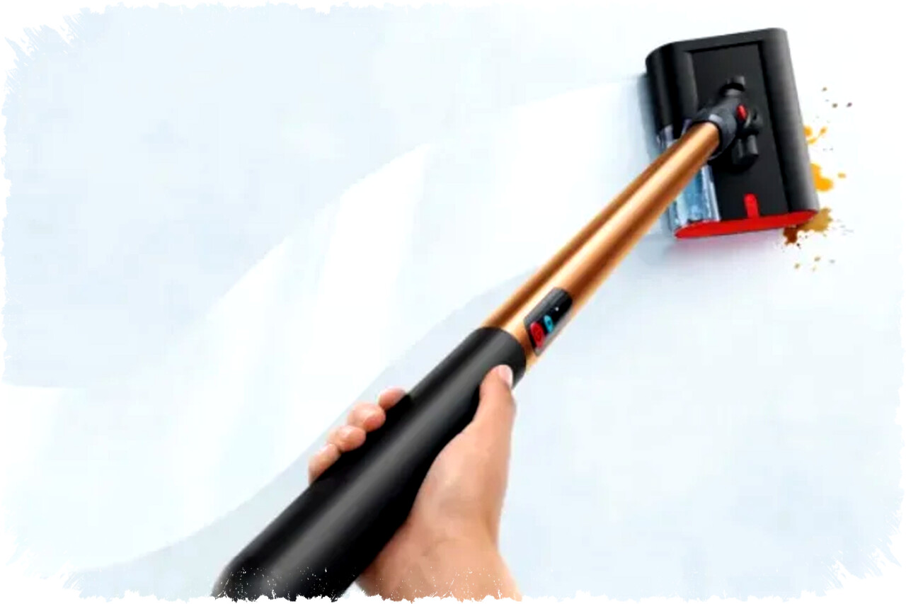 Ringkas, ringan, dan ampuh: alat baru Dyson basmi noda basah di lantai keras tanpa ribet bersihkan sisa cairan dengan roller microfiber inovatif.