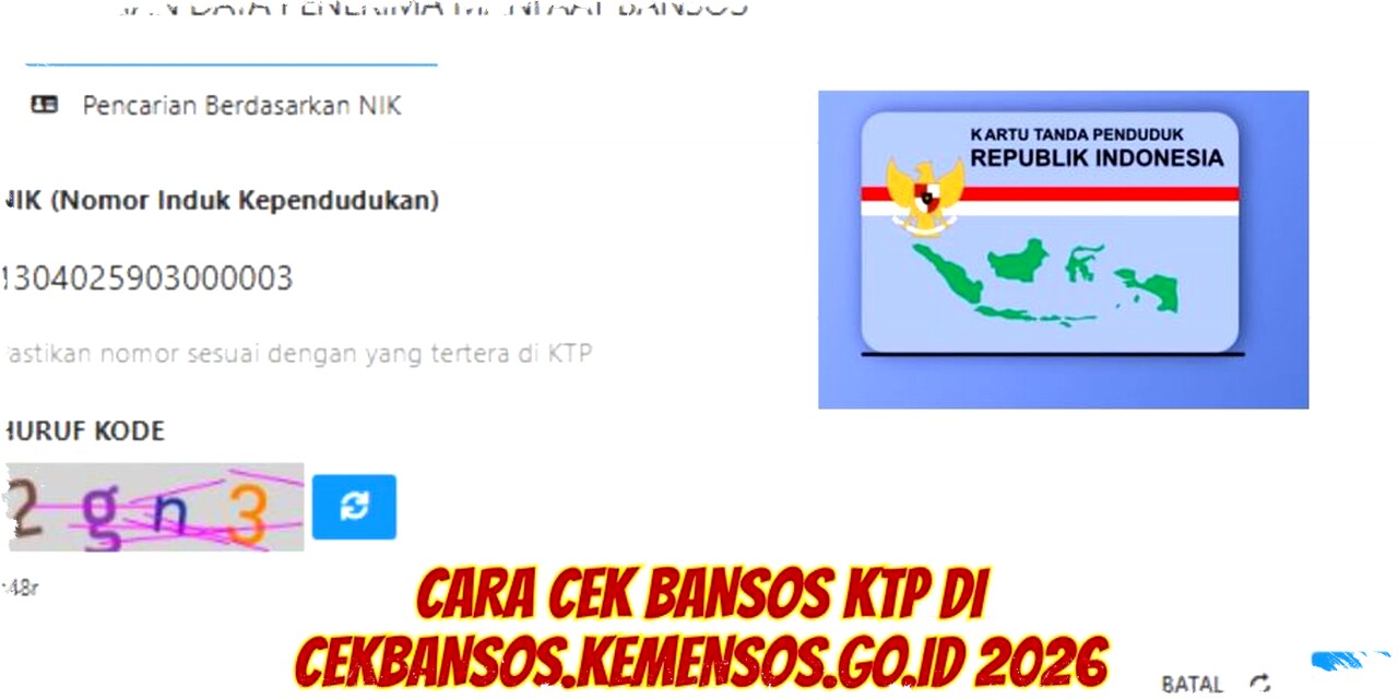 Terungkap! Begini Cara Cek Bansos KTP di Cekbansos.kemensos.go.id 2026 yang Sering Diabaikan Warga, Padahal Kunci Hak Bantuan Ada di Sini!