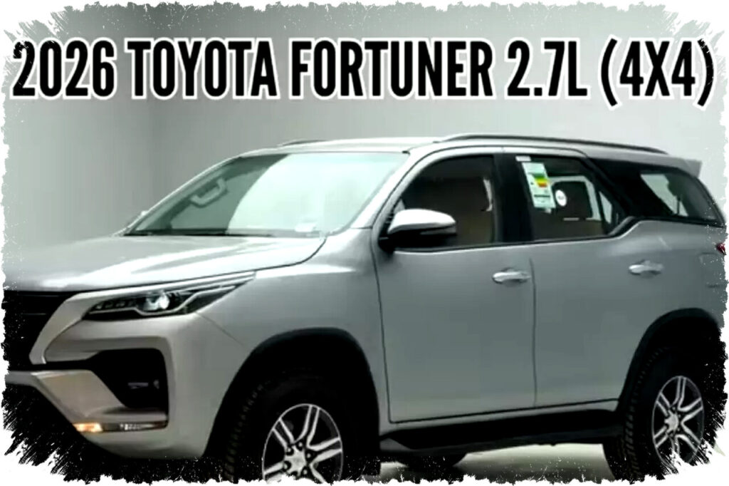 Toyota Fortuner 2.7L EXR 4×4: SUV Tangguh dan Nyaman dengan Mesin Responsif untuk Off-Road dan Jalan Raya