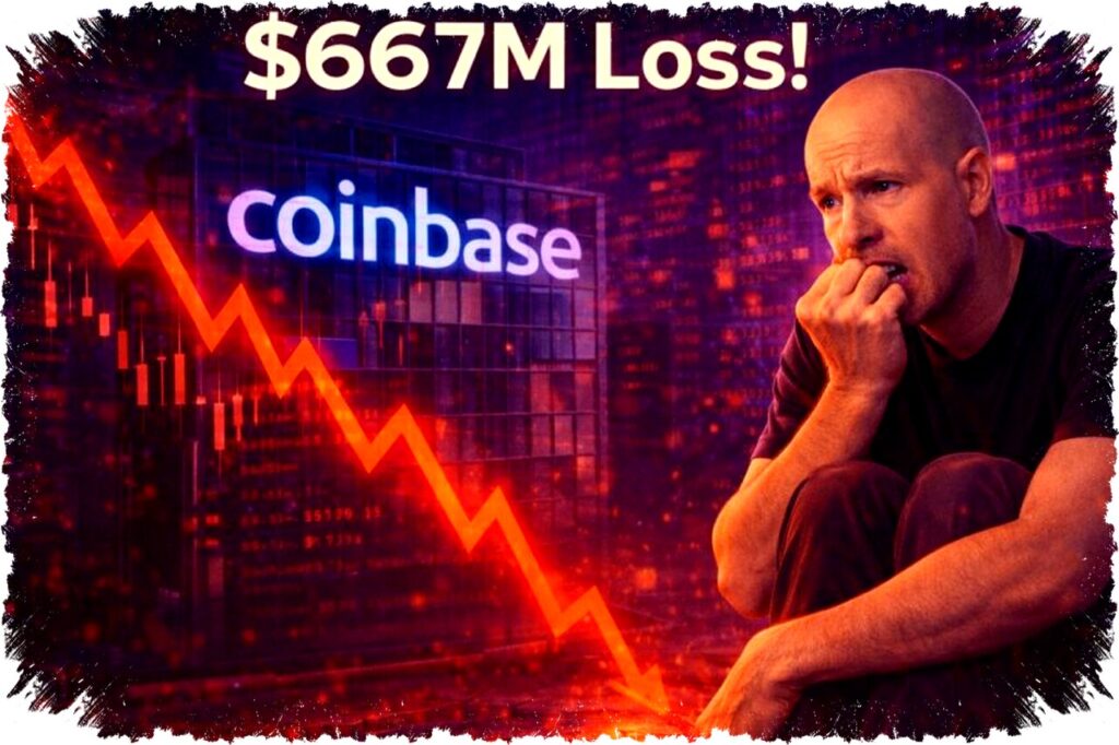 Coinbase Alami Rugi $667 Juta di Q4 2026, Pendapatan Terjun Imbas Turunnya Pasar Crypto