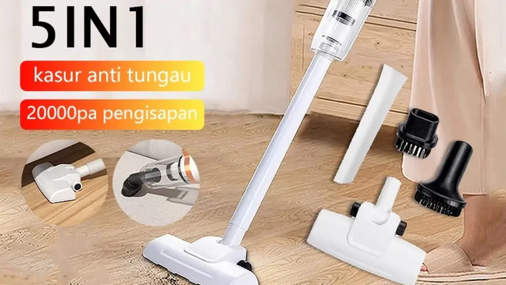 Tanpa Kabel, Tanpa Ribet, Vacuum 5in1 20000Pa Fokus pada Pembersihan Cepat